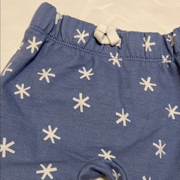 “Bundle 10/$14” Cat & Jack 0-3M Blue Baby warm Pants with White Star Design - Picture 3 of 6